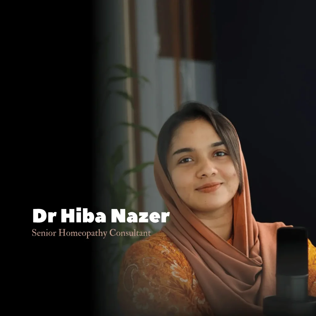 Dr Hiba Nazer Senior Homeopathy Consultant Best homeopathic clinic in Kerala