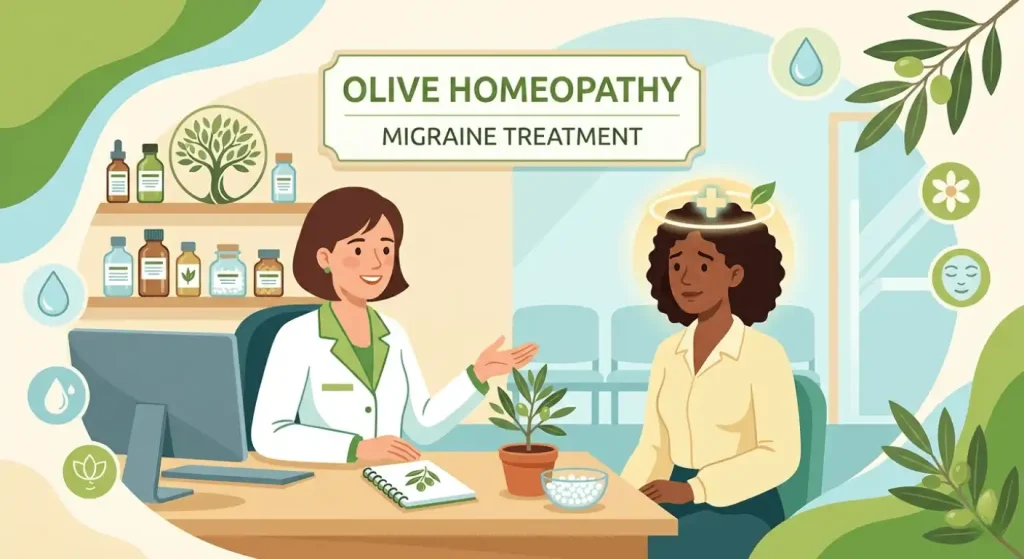 Migraine Treatment at Olive Homeopathy best homeopathy hospital in Kerala